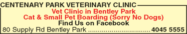 Centenary Park Veterinary Clinic - Vets Newcastle 7