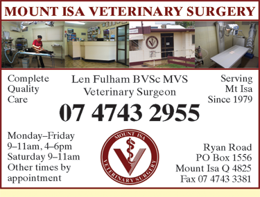 Mount Isa Veterinary Surgery - Vets Newcastle 4