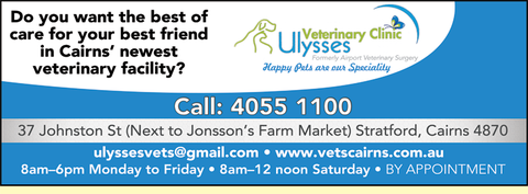 Ulysses Veterinary Clinic Cairns - Vets Newcastle 4